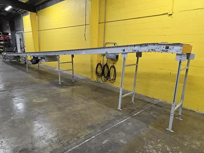Used 2023 INTELLIGRATED ROLLER BED INCLINE / DECLINE BELT CONVEYOR Belt Conveyors Wisconsin US | Packer City Sales #1297788
