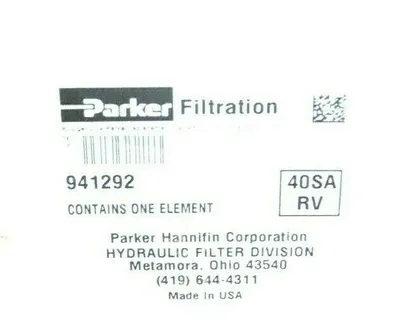 NEW PARKER 941292 FILTER ELEMENT