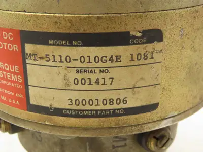 Used TORQUE SYSTEMS _UNKNOWN_ Servo Motors Indiana US | Arrow Industrial #555850