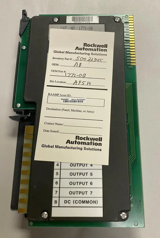 Used ALLEN-BRADLEY 1771-OB Industrial Controls Ohio US | Surplus Asset Holdings #1240314