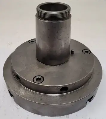 4 JAW LATHE CHUCK, 7-3/4" DIAMETER, 1-1/4" THROUGH HOLE