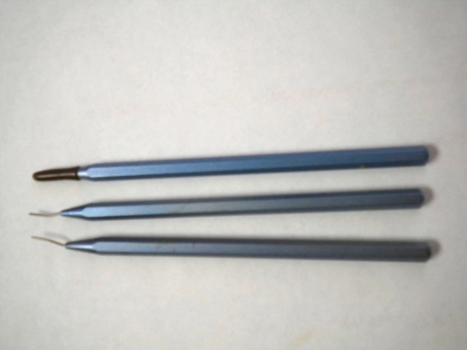 (LOT OF 3) BLUE SCRIBERS- USED