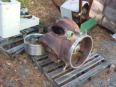 Westfalia RTA 45/OSM 8004 parts. Bowls, frames, motors.