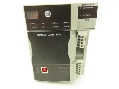 Allen Bradley 5069-L310ER CompactLogix 5380 PLC CPU Ethernet/IP Controller Ser A