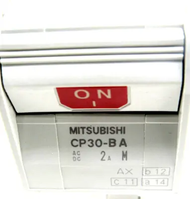NEW MITSUBISHI ELECTRIC CP30-BA 2P 2-M 2A B CIRCUIT PROTECTOR CP30BA2P2M2AB