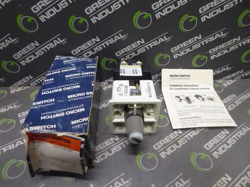 Honeywell 911ARA521FB Microswitch with Indicator Lights New NIB