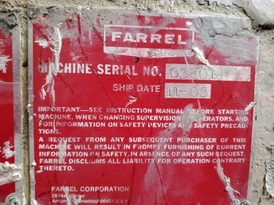 Farrel F270 Banbury Mixer