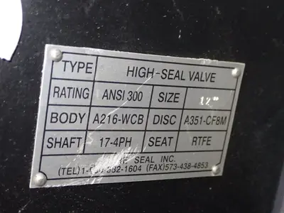 Used THE SEAL INC A216WCB Valves/Fittings | HGR 24 #732348