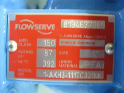 NEW Flowserve AKH3
