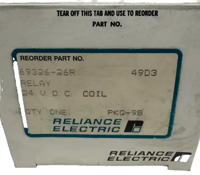 NEW RELIANCE ELECTRIC/OMRON 69326-26R COIL 24VDC MM3-UA-007059 6932626R