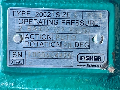 Fisher 2052/3 Pneumatic Actuator