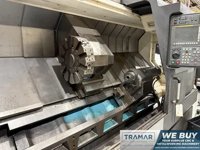 Used 2012 HYUNDAI WIA L400LC CNC Lathes Michigan US | Tramar Industries #419473