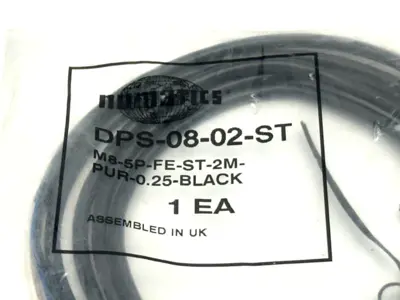 New | in-Stock NUMATICS M6-5P-FE-ST-2M-PUR-0.25-BLACK Connector Accessories Michigan US | Maverick Industrial Sales #1468065