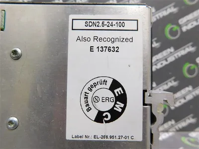 Sola SDN2.5-24-100 Power Supply   24VDC/2.5A   115/230VAC 1.3/0.7A 50-60Hz Used