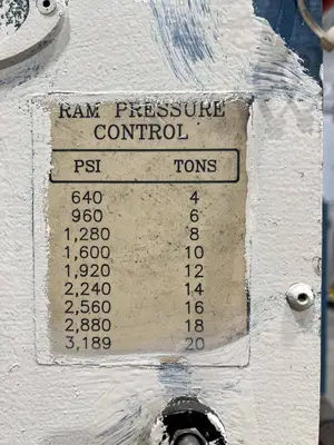 USED 1997 GREENERD PRESSES GREENERD HCA-20-13R3 PRESS