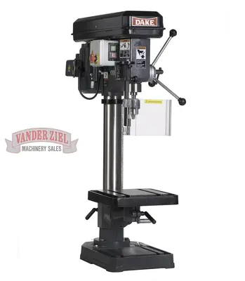 New | in-Stock DAKE TB-16 Heavy Duty & Sensitive Single Spindle Drills Michigan US | Vander Ziel Machinery Sales #480099