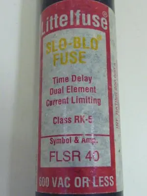 USED LITTELFUSE FLSR-40