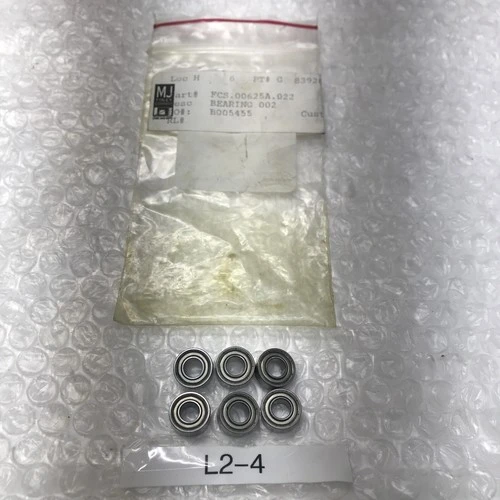 ** Single Row Ball Bearing 002 (Qty Of 6) FCS.00625A . 022 Fast Shipping #