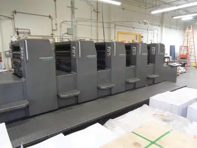 1998 Heidelberg 5 Color + Coater -SM74 5P3+L