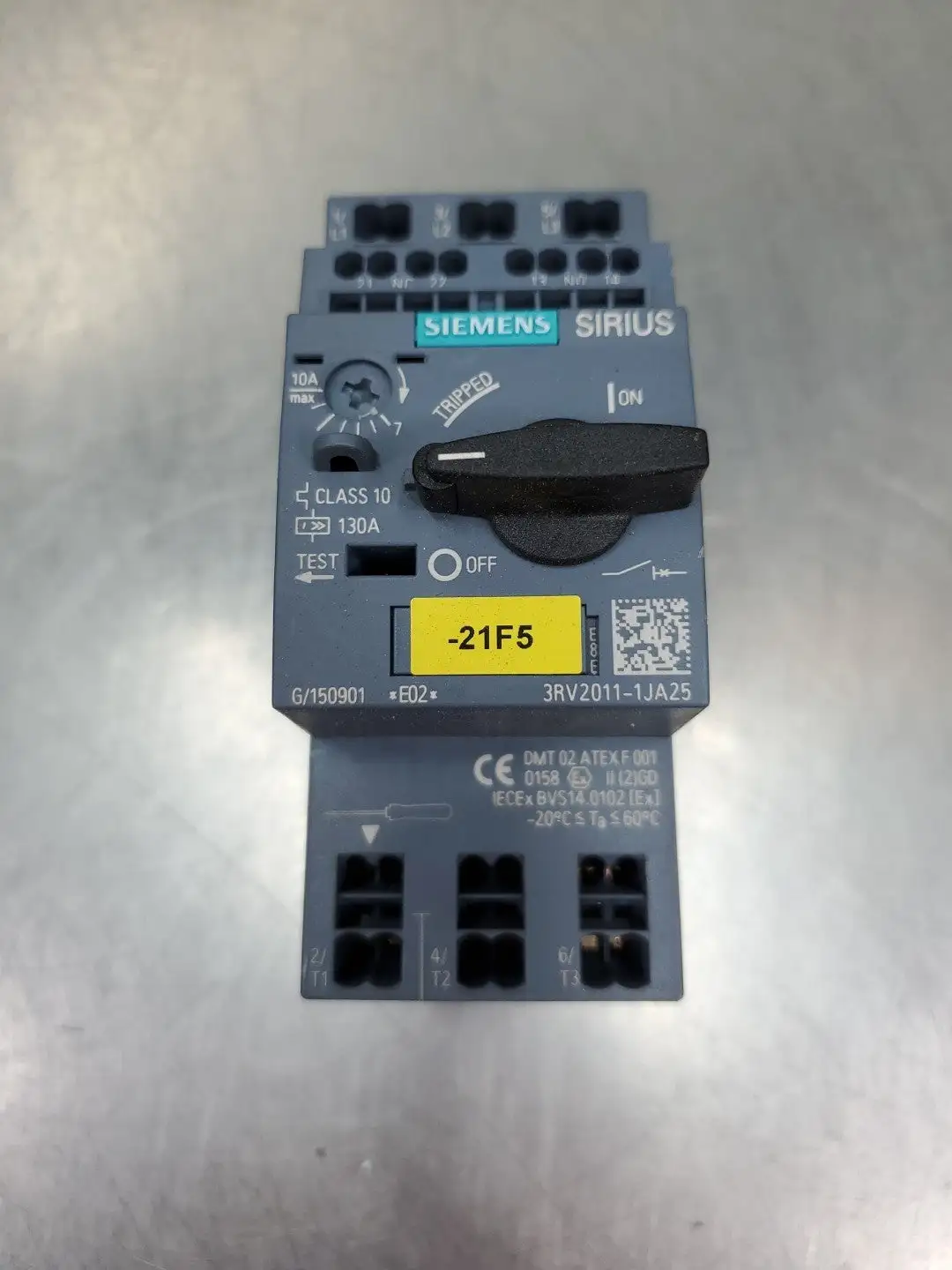 USED Siemens 3RV2011-1JA25 SIRIUS Circuit Breaker