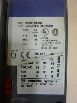 USED GENERAL ELECTRIC SEHA38A10060