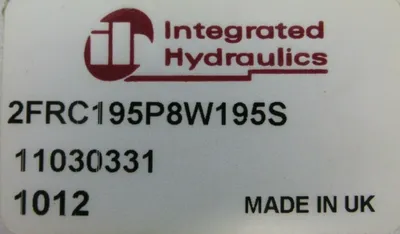 NEW INTEGRATED HYDRAULICS 2FRC195P8W195S VALVE