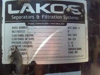 USED LAKOS HTX-0810-V