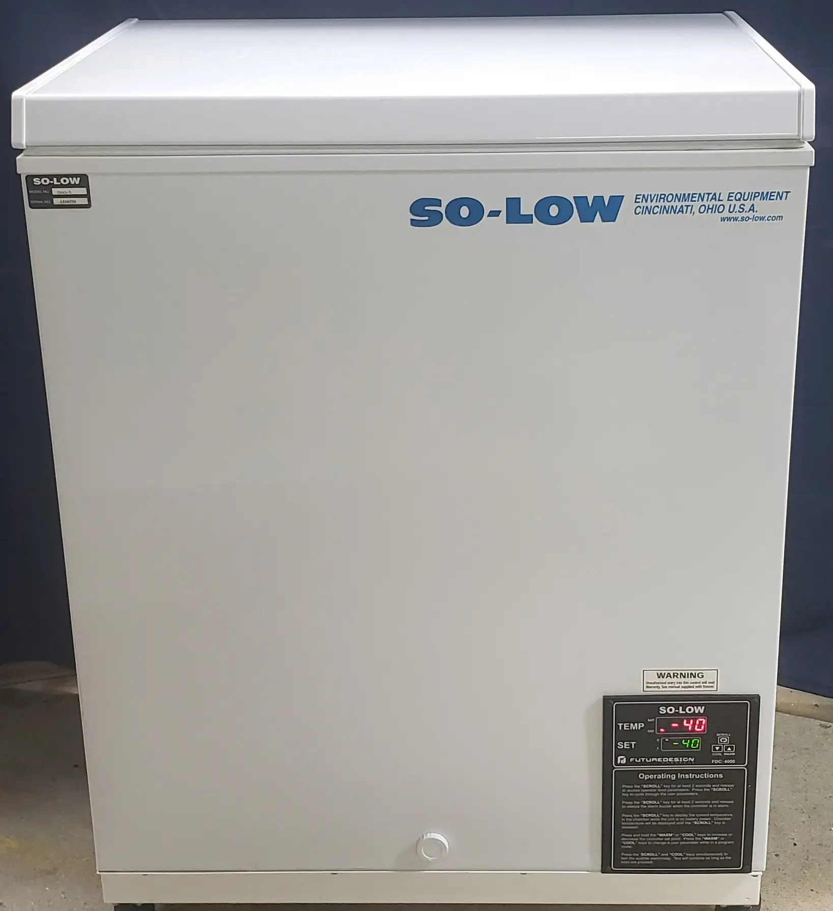 SO-LOW Freezer -40 C