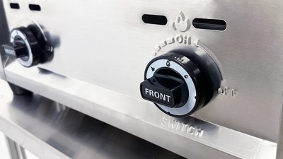 171-0454 7 Gallon 2 Bank Countertop Propane Deep Fryer
