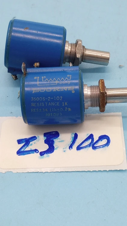 Used Bourns 3500S-2-102 Potentiometers Arizona US | ASSET CONVERSION SPECIALISTS, INC. #320772