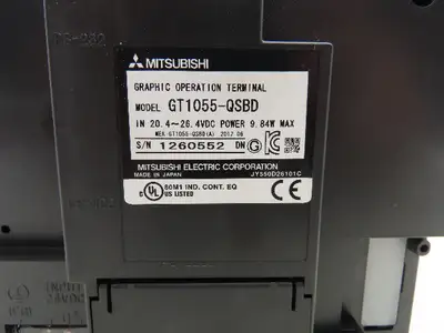 Mitsubishi Electric GT1055-QSBD HMI Operator Control Panel