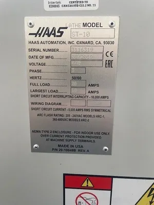 2019 HAAS ST-10 CNC Lathes (Turning Centers) | Machinery Resources International (19)