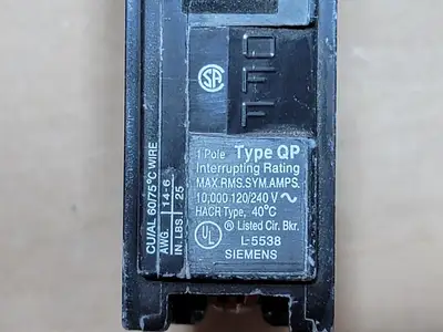 Used SIEMENS Q130 Switchgears British Columbia CA | Lenmark #835811