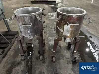 USED Myers 5 HP Myers Dual Shaft Mixer, Model HV550/500-5-5-769, S/S