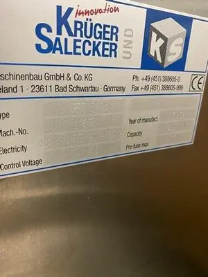 USED 2016 KRÜGER & SALECKER INNOVATIONS GFT 0400