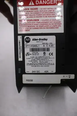 Allen Bradley Panel View 300 2711-K3A5L1 Ser A Rev C AB STOCK 3717CC