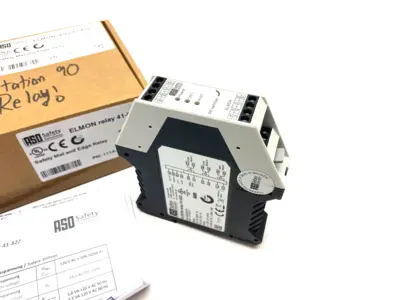 USED ASO SAFETY SOLUTIONS, AUTOMATION DIRECT SAFETY MAT AND EDGE RELAY
