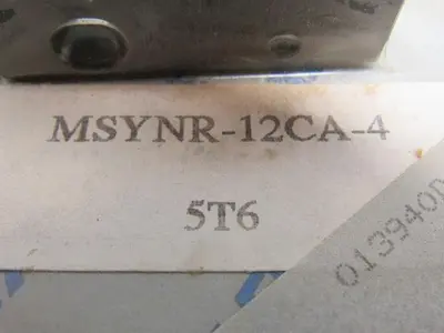 Valenite MSYNR-12CA-4 Indexable Boring Turning Cartridge Insert Tool Holder