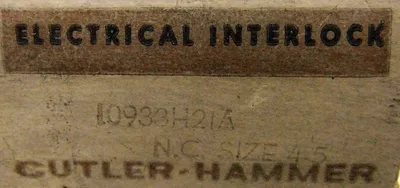 NEW CUTLER HAMMER 10933H21A MODULE SIZE 4-5