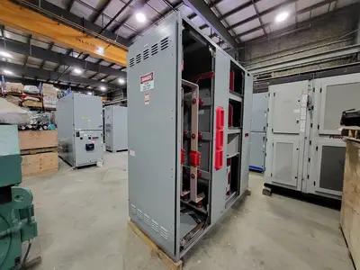 1200A 4160V Switchgear, Main Breaker & Tie Breaker w/ 2 Auxiliary Units