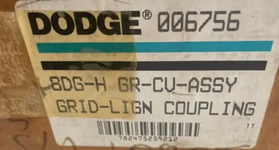 NEW DODGE 8DG-H GR-CV-ASSY GRID-LIGN COUPLING 8DGH