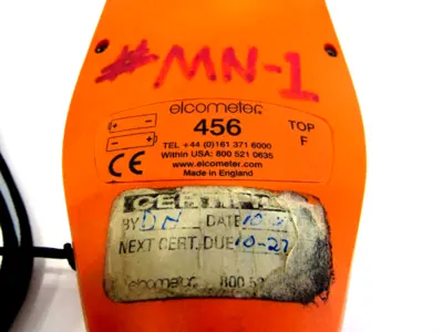 USED ELCOMETER 456 GAUGE WITH CASE AND ACCESORIES