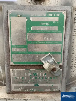 USED Irwin 36 Gal Irwin Tank, S/S