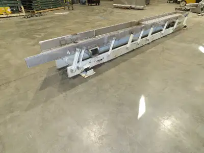Link-Belt 18"x19' Stainless Vibrating Shaker Feeder Conveyor Food Process