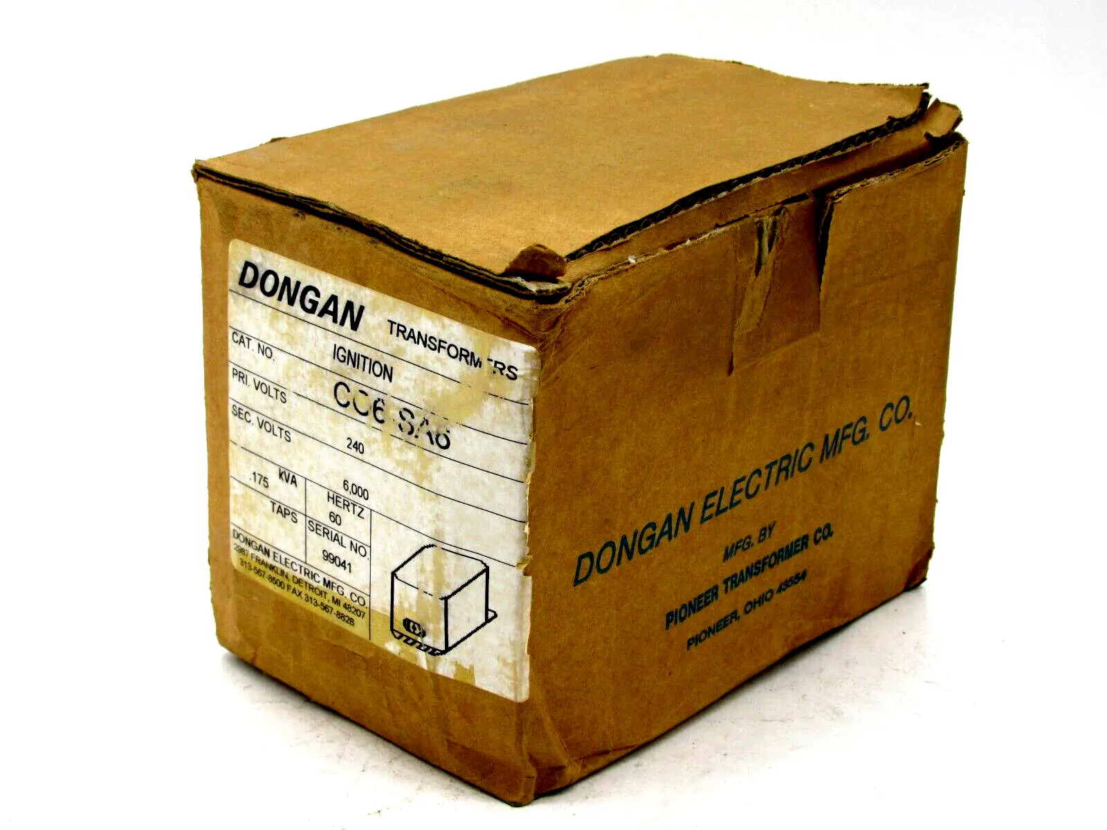 NEW DONGAN CO6-SA6 TRANSFORMER CO6SA6