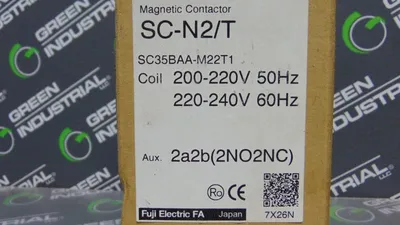 Fuji Electric SC-N2 Magnetic Contactor 30HP 200-240V 60 Hz New NIB