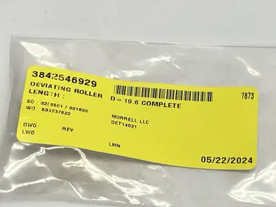 3 842 546 929 | Bosch Rexroth 3842546929 Deviating Roller D=19,6 - New Other