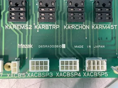Used MAZAK D65RA002610 I/O Boards & Replacement Parts Ohio US | HGR 24 #1316187