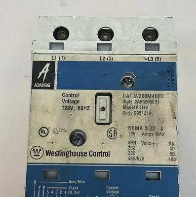 USED WESTINGHOUSE W200M4CFC