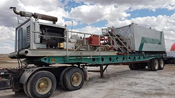 Used NATIONAL JWS-165L TRIPLEX WELL SERVICING REVERSING MUD PUMP TRAILER Misc Trucks Saskatchewan CA | Chad Equipment #466558